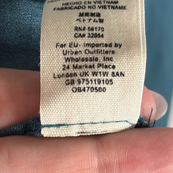 Free People Cowling Around Top in Jade Size Large - Picture 6 of 8